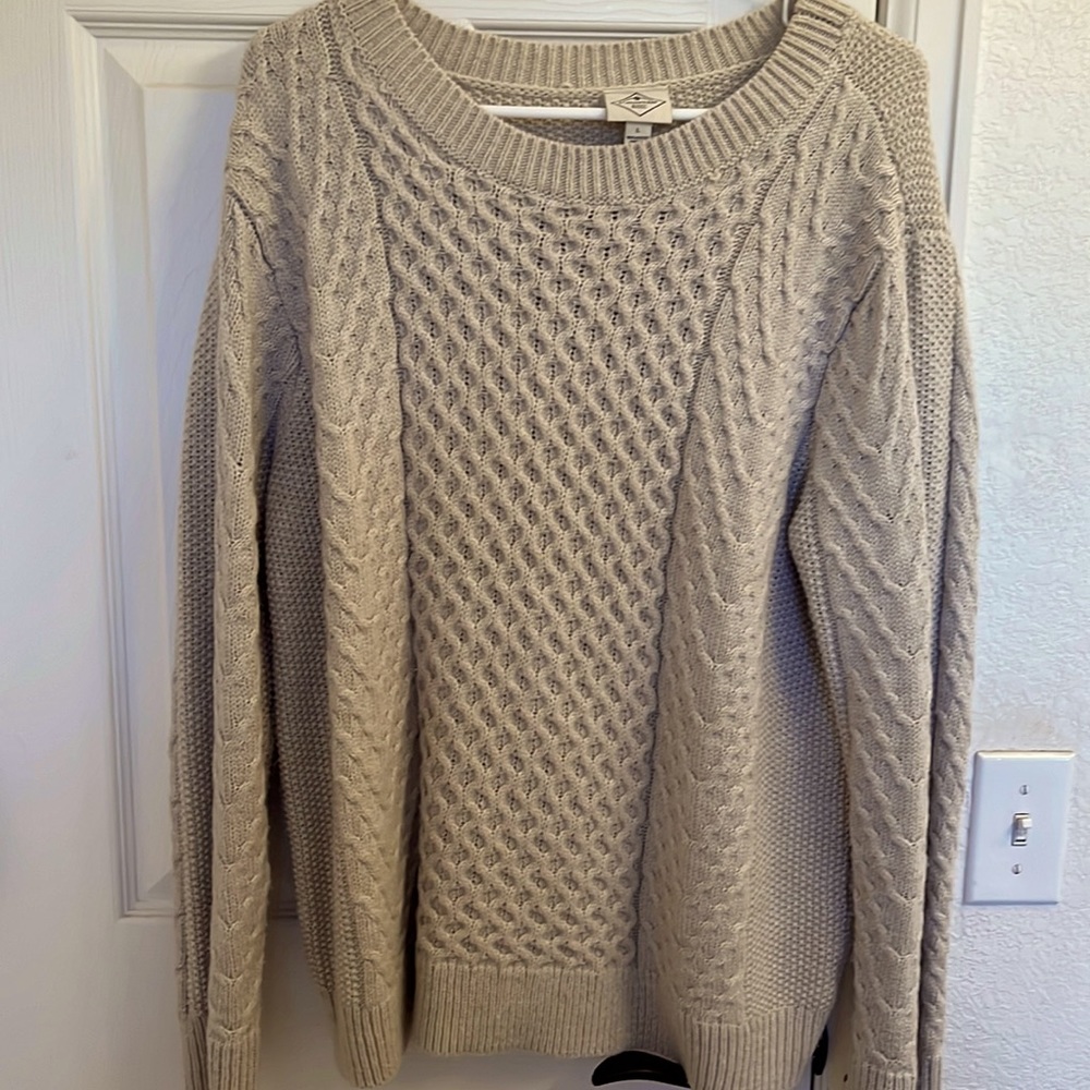 St. Johns Bay cable-knit sweater.